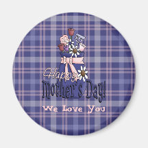 Mother's Day Floral Magnets