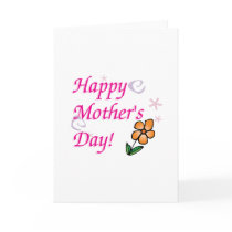 Mothers Day Flower Card