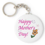 Mothers Day Flower Keychains