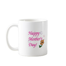 Mothers Day Flower Mugs
