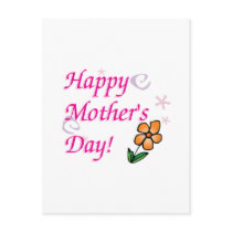 Mothers Day Flower Postcard