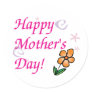 Mothers Day Flower Stickers