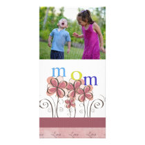 Mother's Day Flowers Photo Card
