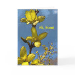 Mother's Day Forsythias Card