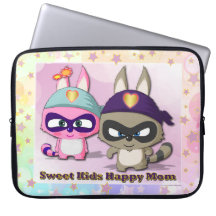 Mother's Day Gift Cute Cartoon Funny Laptop Sleeve