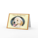 Mother's Day Golden Retriever Card