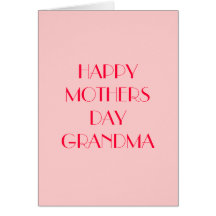 MOTHERS DAY GRANDMA CARDS