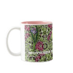 Mothers day is every day on retro floral pattern mugs