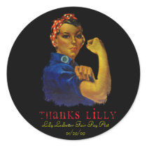 MOTHER'S DAY LILLY LEDBETTER ROUND STICKERS