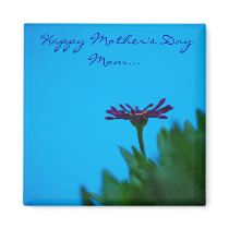 Mother's Day Magnet - Purple African Daisy