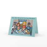 Mother's Day Mom and Daughter Greeting Card