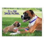 Mothers Day - Mommy Boxer - Vindy Card
