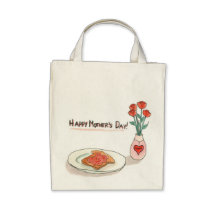 Mother's Day Organic Grocery Bag