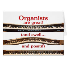 Mother's Day "Organists are Great" card