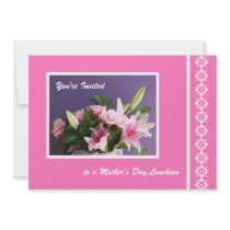 Mother's Day Party Invitation -- Bouquet for Mom