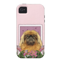 Mothers Day - Pekingese - Pebbles Vibe iPhone 4 Cases