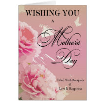 Mother's Day Peonies Mother's Day Card