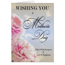 Mother's Day Peonies Mother's Day Card