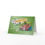Mother's Day Photocard Zinnia Garden