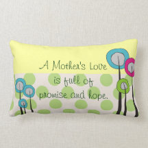 Mother's Day Pillow A Mother's Love Promise Hope