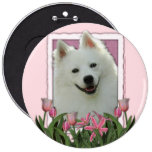 Mothers Day - Pink Tulips - American Eskimo