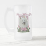 Mothers Day - Pink Tulips - American Eskimo Mugs