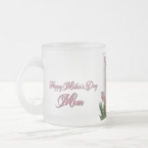 Mothers Day - Pink Tulips - American Eskimo Mugs