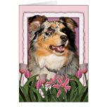 Mothers Day - Pink Tulips - Aussie - Gustine Cards
