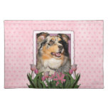 Mothers Day - Pink Tulips - Aussie - Gustine Place Mats