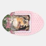 Mothers Day - Pink Tulips - Aussie - Gustine Sticker