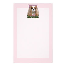 Mothers Day - Pink Tulips - Cavalier - Blenheim Customized Stationery