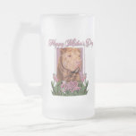 Mothers Day - Pink Tulips - Chinese Shar Pei Lucky Mug