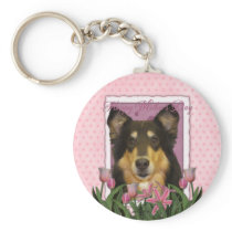 Mothers Day - Pink Tulips - Collie - Caroline