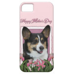 Mothers Day - Pink Tulips - Corgi - Owen