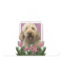Mothers Day - Pink Tulips - GoldenDoodle