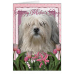 Mothers Day - Pink Tulips - Lowchen Cards