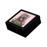 Mothers Day - Pink Tulips - Mastiff - Snoop Keepsake Boxes