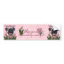 Mothers Day - Pink Tulips - Pug Bumper Sticker