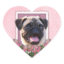 Mothers Day - Pink Tulips - Pug