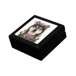 Mothers Day - Pink Tulips - Shiba Inu - Yasha Trinket Boxes