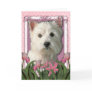 Mothers Day - Pink Tulips - West Highland Terrier