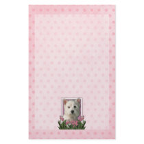 Mothers Day - Pink Tulips - Westie