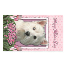 Mothers Day - Pink Tulips - Westie