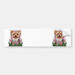 Mothers Day - Pink Tulips - Yorkshire Terrier Bumper Stickers