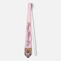 Mothers Day - Pink Tulips - Yorkshire Terrier