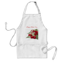 Mother's Day Red Roses Apron