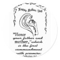 Mothers Day Script stickers