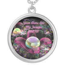 Mother's Day Sweet Words Sterling Silver Necklace