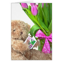 Mother's Day Teddy Bear Greeting Card