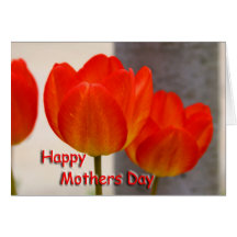 Mothers Day Tulips Card